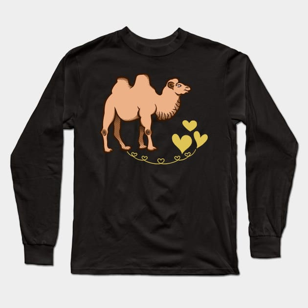 Mommy and Me Camel Long Sleeve T-Shirt by Retuscheriet AB